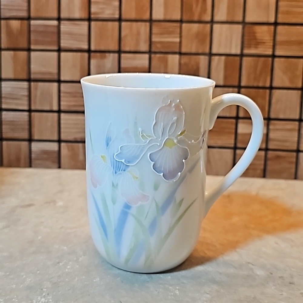 Vintage Otagiri Iris Garden Mug